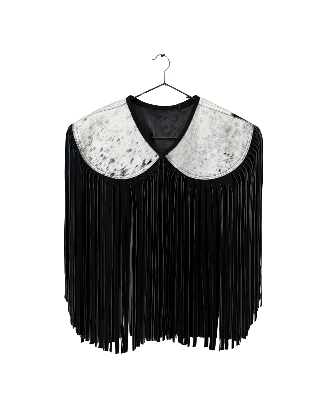 ELOISA- Negro/ Piel de Vaca